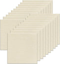 20Pcs Carpet Tiles Peel and Stick, Self Adhesive Carpet Floor Tile 12” x 12”, White Soft Padded Flooring Sticker, Home Decor for Bedroom Living Room Office, 20 sq ft per Box