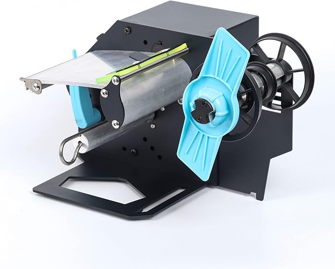 U.S. Solid Automatic Label Dispenser for Rolls and Fanfold Labels - Translucent and Opaque - Adjustable Speed - Core Sizes 1", 1.5", 3" - Width 0.2-3.15 in - Length 0.2 in-∞