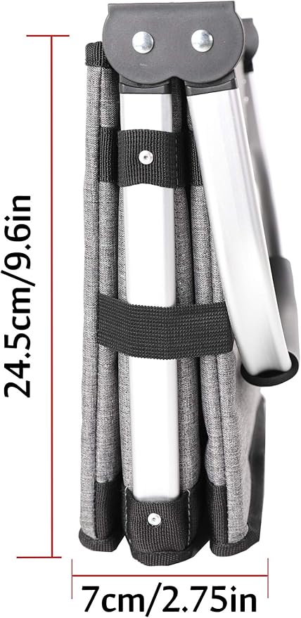 ALLCAMP Collapsible Basket - Folds to Only 9.8" L x 9.6" W x 2.75" H, 27L Large Portable Multi-Use, Compact Reusable Foldable Storage, Collapsible Shopping Basket (Gray)