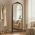 Micasso Bronze Full Length Mirror: 56''x21'' Traditional Ornate Vintage Floor Mirror - Baroque Antique Long Mirrors for Wall/Dressing Room/Bedroom/Entryway/Hallway - Home Decor for Living Room