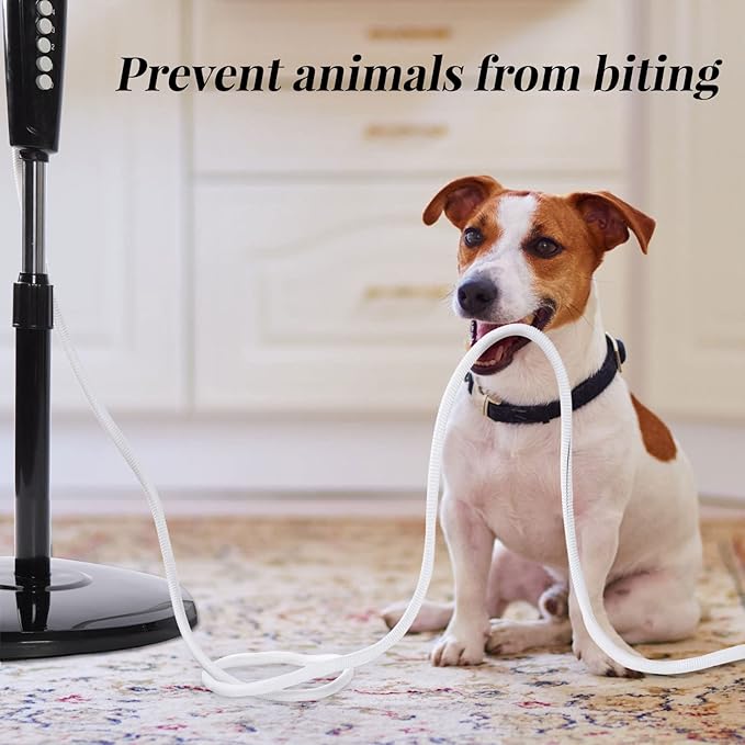 Cord Protectors from Pets, 30FT Electric Wires Covers Cord Covers for Pets Cord Management Protect Wires from Chewing Through Safe Around Rabbits, Cats，Dogs-Outside Diameter 15.8mm