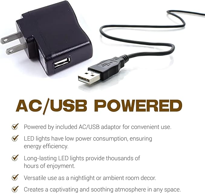 16 LED White Light Base for Glass Art - Illuminated Display Base for Crystal, Glass Art, and Crystal Cube Base - Rectangular Satin Matte Black - AC/USB Adapter Powered - 6.5"x 3.5"x 1" (Black)