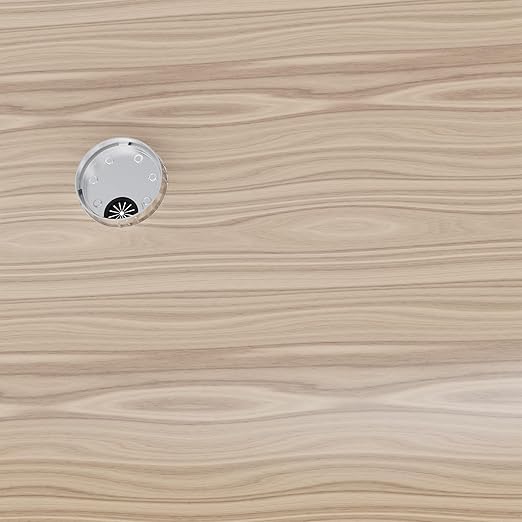 2 Pack Desk Grommet 2 Inch 50mm, Zinc Alloy Computer Desk Wire Hole Cover, Office Desktop Cord Cable Hole Metal Ring, Brushed Silver