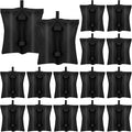 16 Pack 400 LBS Canopy Weight Bags for Canopy Tent Heavy Duty Leg Canopy Weight Sand Bags Black Canopy Support Frame Fixed Sandbag Windproof Sandbag for Patio Umbrella Base Sun Shelter