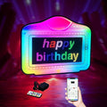LED display Bottle Service Sign Club signs for bottle service Color Display Lights with APP Programmable Scroll Play, Hand Holding Light Box letter board Ideal for bars, nightclubs, and parties