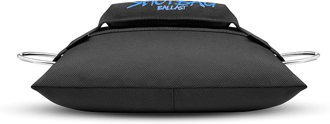 Bag for Wake Surfing, or Wakeboarding, Boat Weight Bags for Boosting Wake, Prefilled With Fine Recycled Steel Shot, Easy to Handle – 5 Year Warranty (Sizes 25lb or 50) (D-Ring, 50 LB)