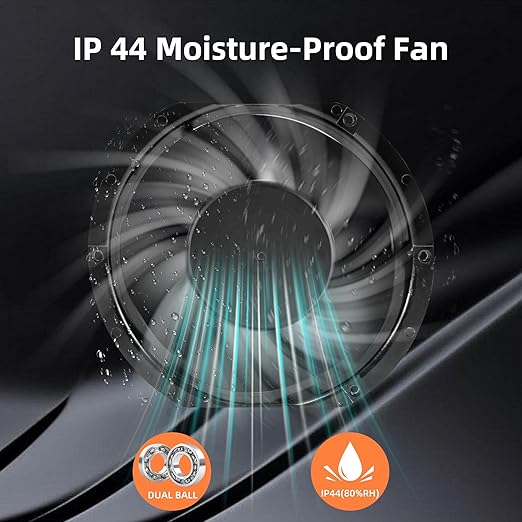 172mm DC 17251 Axial Ventilation Fan (3500RPM) - High-Speed Dual Ball Bearing Ventilator with Adjustable Speed for Arcade Systems, Server, Generator Box and DIY Exhaust Projects