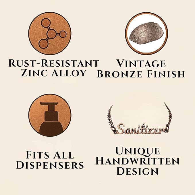 Sanitizer Tags Rust Resistant (Sanitizer Bronze)
