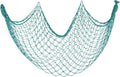ZUEXT Aqua Decorative Fishing Net 80x40 Inch, Large Picture Fish Net, Wall Photo Hanging Fishnet for Nautical Mermaid Pirate Ocean Themed Hawaii Beach Under the Sea Party Decorations
