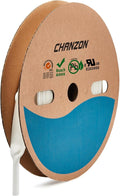 Chanzon 80Ft Roll Heat Shrink Tubing 2:1 Ratio White 9/16" (14mm) Diameter Glue Inside Polyolefin Sleeving 1pcs