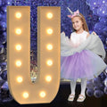 Marquee Letters 4 Feet Tall, 4FT Large Light up Letters U, Big Sign U with Warm White Light for Birthday Wedding Proposal Engagement Graduation Party Backdrop Decorations