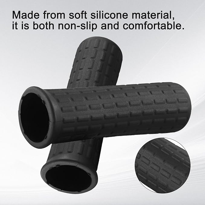 Wheelbarrow Antiskid Handle Cover, Rubber Handle Grips For Truck/Garden Cart/Barrow/Bike, Non Slip/Shock Absorption Round Tube Sleeves, Wheelbarrow Accessories(122 x 33mm)