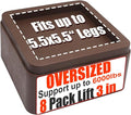 Bed Risers, Elevation up 3 inch, Heavy Duty Couch Risers 6000lbs, Stackable 3/6 / 9 inch Bed Furniture Risers Fits 5.5X5.5 inch Legs for College, Dorm, Couches, Tables, Desks, Set of 8