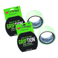 CATTONGUE GRIPS Non-Abrasive Grip Tape Wrap - 2” Thick Heavy-Duty, Waterproof Anti-Slip Tape for Wrapping Tools, Bats, Gym Equipment - Indoor & Outdoor Anti-Slip Solution (Glow in The Dark, 2-Pack)