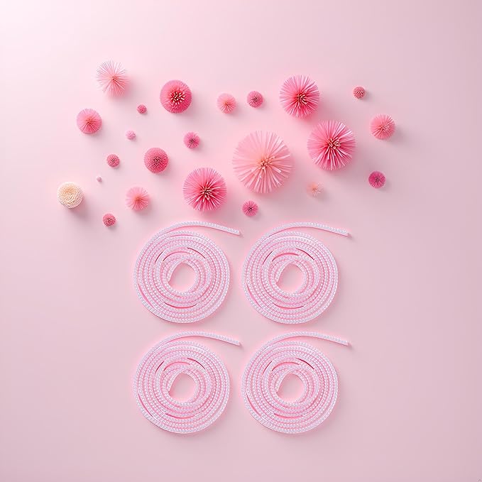 4Pcs Spiral Cable Protector,Chargers Data Cable Protect Sleeve,Headphone Cable Saver for Phone Earphone USB Data Cableor for Prevent Pets from Biting The Cable Sleeves Cord Management (Laser Pink)