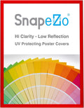 SnapeZo Poster Frame 24x30, Red, 1.25 Inch Aluminum Profile, Front-Loading Snap Frame, Wall Mounting, Professional Series