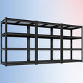 PrimeZone Heavy Duty Garage Shelving 2200 LBS 4 Tier Heavy Duty Storage Shelves Adjustable Industrial Metal Wire Shelf Unit for Garage,Basement,Pantry,Warehouse,Commercial,40" W X 20" D X 60" H 3Pack