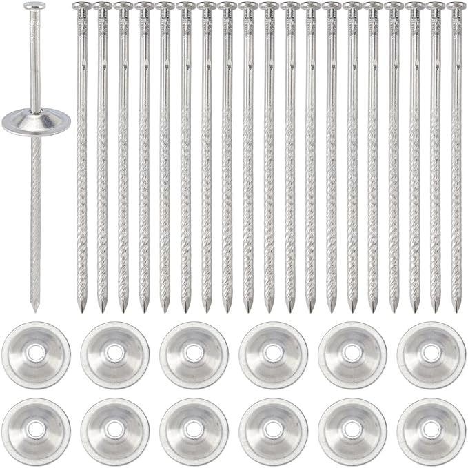 SUPERFINDINGS 20Pcs Outdoor Rv Rug Stakes Stainless Steel Spira Patio Mats Stakes Silver Outdoor Rug Holder Patio Rug Stake for Fixing Rugs Tents Tarps and RVs Mats Rv Camping Accessories
