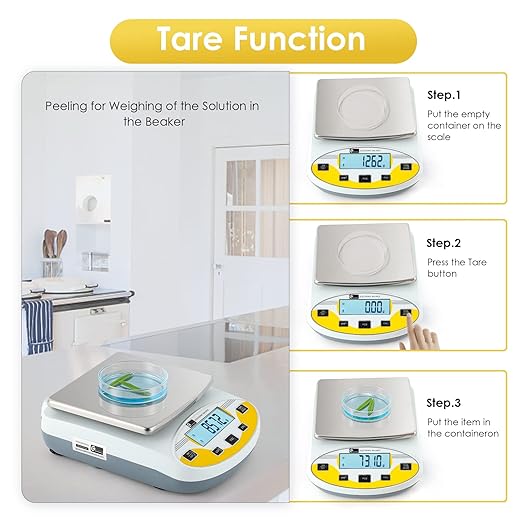 CGOLDENWALL High Precision Lab Scale Laboratory Analytical Electronic Balance Digital Precision Scale Pharmacy Jewelry Scale 110V Calibrated(3000g, 0.01g)