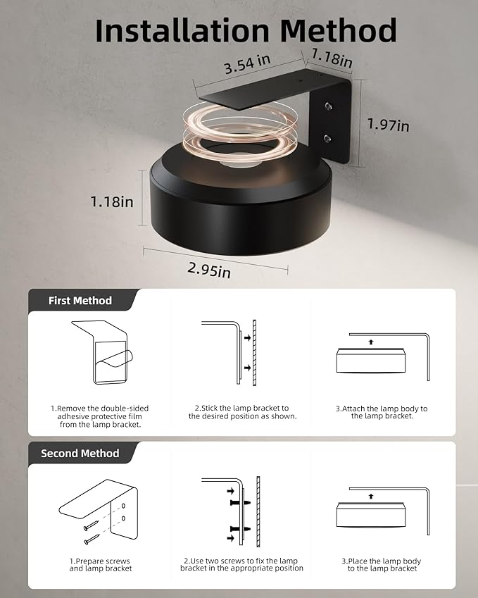EZVALO Picture Lights for Wall, 2000mAh Rechargeable Battery Magnetic Poster Lights with 3 Color Temps & 12 RGB, Remote Dimmable Timer Painting Light, Wall Decor Light for Art Display, Frame (6 Pack)