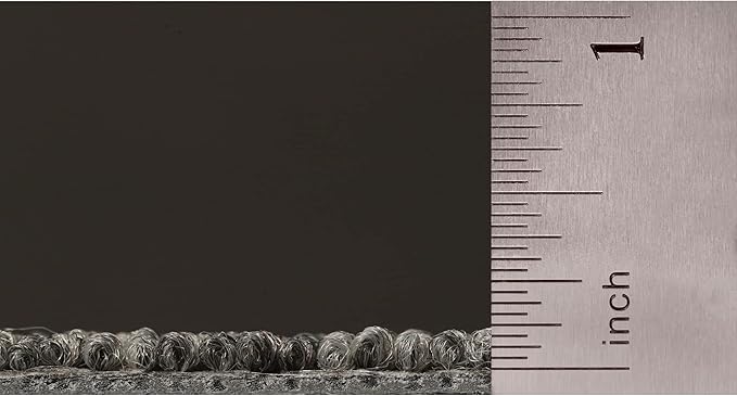 Mohawk Basics 24" x 24" Berber (Loop pile), 0.07" Pile Height, Carpet Tile, PET Fiber, Iron Color, (24 Tiles), (96 sqft/carton)