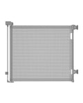 Retractable Baby Gate for Doorways and Stairs, Mesh Safety Gate for Pet, Indoor & Outdoor Use, One-Hand Operation, Easy Installation, 33.6" Tall, Expands to 71" Wide(Grey,33.6"x71")