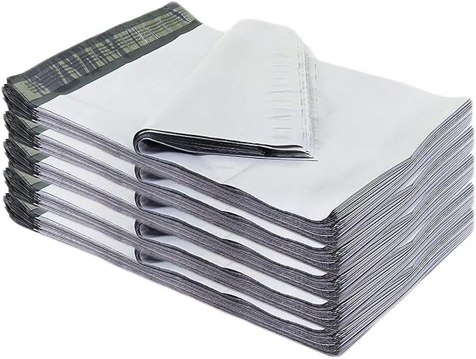 iMBAPrice 19x24 Inch White Poly Mailers, 500-Pack (#7 Large Size) Self-Seal Shipping Envelopes, Waterproof & Tear-Resistant Plastic Mailing Bags for Packaging and E-Commerce
