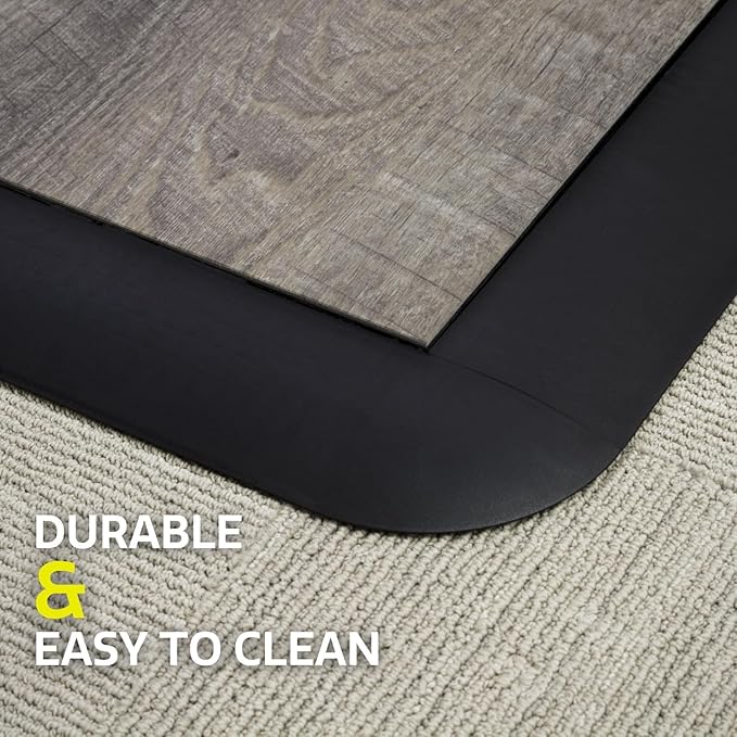 Big Floors Transition Edge Kit, Durable Interlocking Modular Garage Floor Edging, Compatible with RaceDeck, GarageTrac and GarageDeck Products (Beige, 11 Pack, Male)