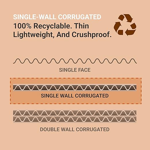 AVIDITI Shipping Boxes Small 7"L x 5"W x 4"H, 50-Pack | Corrugated Cardboard Box for Packing, Moving and Storage