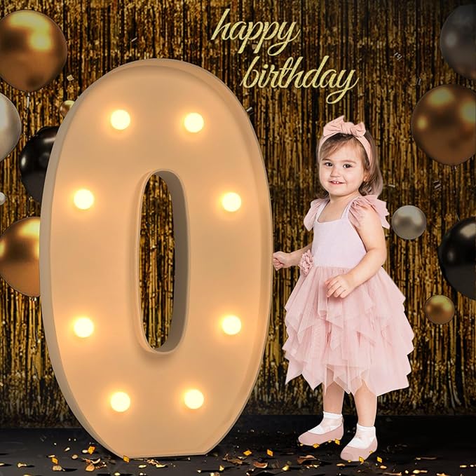 Marquee Letters 3 Feet Tall, 3FT Large Light up Letters O, Big Sign O with Warm White Light for Birthday HOCO Wedding Proposal Engagement Graduation Party Backdrop Decorations