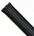 Polyamide Cable Sleeve, 10ft Flexible Expandable Braided Sleeving, Cable Management Sleeve for TV Computer Office Home Entertainment (Black, 3/4")