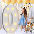imprsv 3FT Marquee Letters, Mosaic Light Up Letters for Birthday Baby Shower Wedding Engagement Party Backdrop Decor, Large Marquee O for Party Decorations