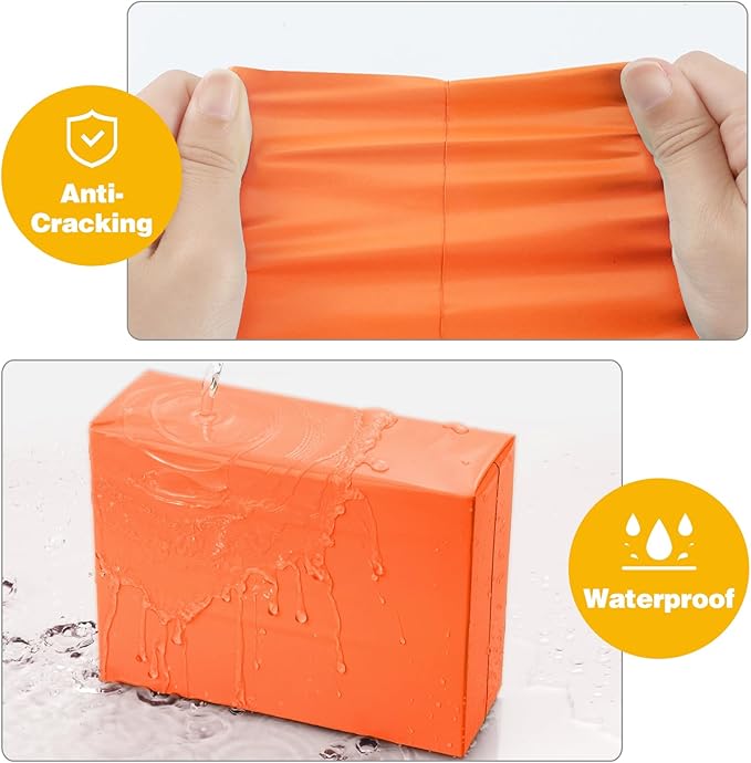 Famagic Poly Mailers 19x24 Inches 50 Pcs Orange Packaging Shipping Bags Mailing Envelopes Self-Seal Waterproof and Tear-Proof Mailers Bags for Small Business Clothing Boutique