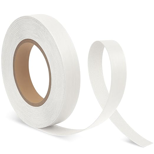 BEVTEE Club Melamine Edge Banding, 7/8 inch x 50ft Wood Veneer Roll Pre-glued, Flexible Melamine Iron-on Veneer Edge Band for Plywood & Furniture Edging, for Cabinet Repair & Furniture Restoration