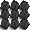 Bed Riser/Furniture Lift Bed/Bed risers/Furniture Lifter/Table risers/Frame Risers Create Under Bed Storage Heavy Duty for Furniture Height Adjustment (Black 9 Pack, 4 Inch)