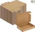 MEBRUDY 6x4x1 Inches Shipping Boxes Pack of 100, Small Corrugated Cardboard Box for Mailing Mailer Packing, Brown