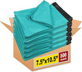 iMBAPrice 500-Pack Teal Poly Mailers 7.5x10.5 Inch #2 Color Poly Mailing Envelopes Bags, Self Seal Adhesive Waterproof and Tear Proof (Total 500 Bags)