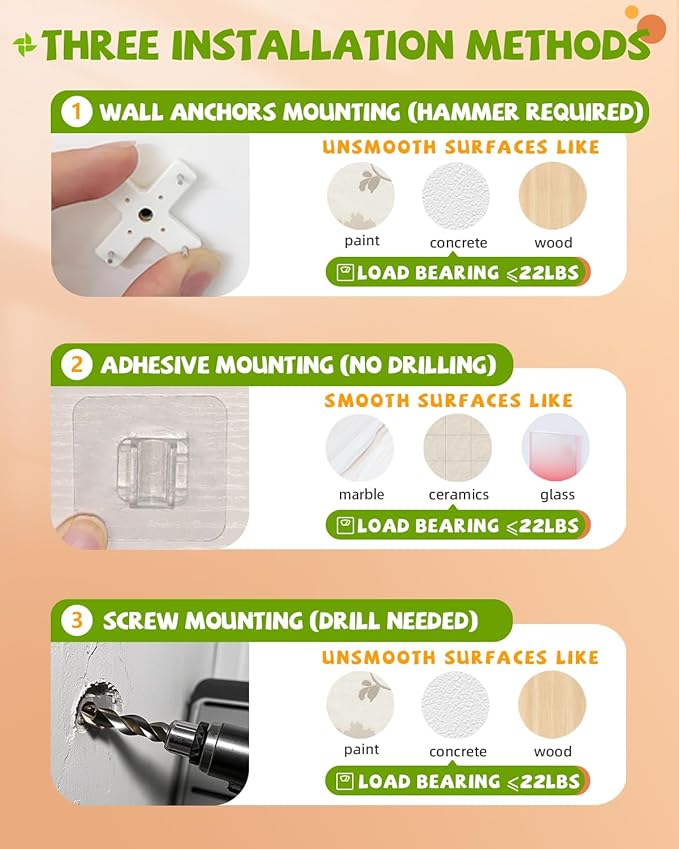 Metal Pegboard Combination Kit — 4 Carbon Steel Pegboards with 26 Accessories, Pegboard Wall Organizer for Home, Office, Study Room, Kitchen, Garage & Craft Room — 24″ × 24″ White Peg Board