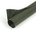 3/16 inch Split Braided Cable Management Sleeve for USB Cable Power Cord Audio Video Cable, Wire Loom Cord Protector from Cat Dog Chewing (Dark Green, 25FT)