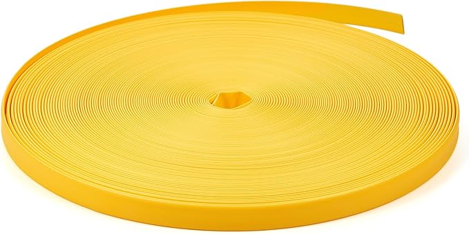 Chanzon 3/8 inch (10mm) Yellow Heat Shrink Tubing 80Ft Roll 2:1 Ratio Polyolefin Sleeving Wrap 1pcs