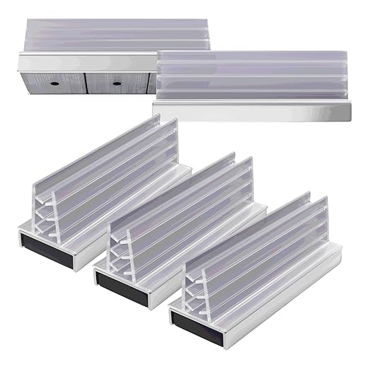 Master Magnetics Magnetic Sign Holder Pack - Magnetic Sign Holders for Door Frames, Metal Shelves, Whiteboards - Powerful Magnet - Retail EZ Grip Holder - 3" L x 1" W x 1.13" H - 5-Pack