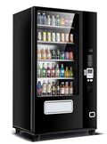 Refrigerated Beverage Vending Machine with Elevator Delivery Temp Control