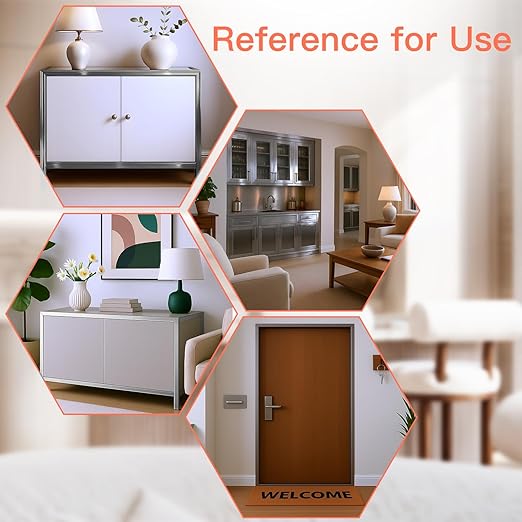 GSCIT Club Grey Silver Edge Banding, 1 Inch x 100ft Aluminum Brushed Edge Banding PVC Edge Trim for Cabinet Repair Furniture