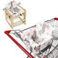 Padded Shopping Cart Cover for Baby Boy & Girl, High Chair Cover for Restaurant Seat, Machine Washable Infant Toddler Buggy Seat Cover(Star)