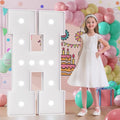 Light Up Letters, Marquee Letters 4 Feet Tall with Cool White Light, Large Letter for Party Graduation Homecoming Wedding Event Decoration, Marry Me Light Up Letter 4ft Marquee Sign Letras H