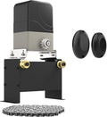 Blütezeit 1100lb Sliding Gate Opener with Infrared Safety Sensor| Chain Drive Motor with 2 Remotes & 16.4ft Chains, Safety IR Beam