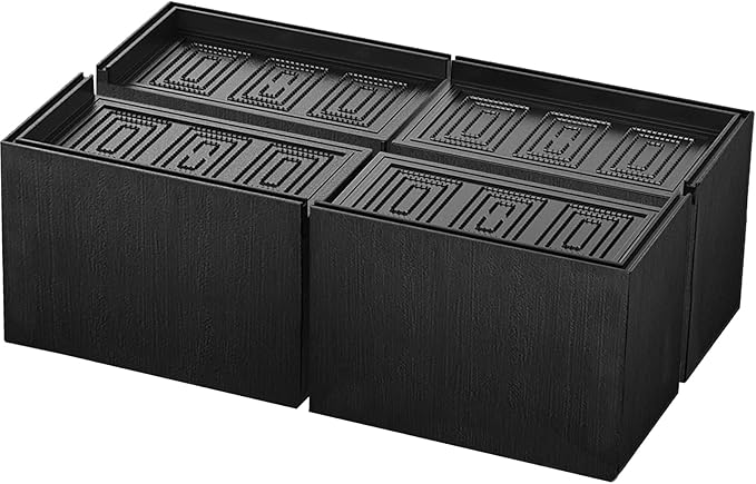 Bed Risers 3 inch, 11000lbs Heavy Duty Oversized Rectangle Bed Lfits Risers, L Shape Wide Opening Furniture Risers for Bed, Couch, Desk, Chair, Soft, Platform, Dorm