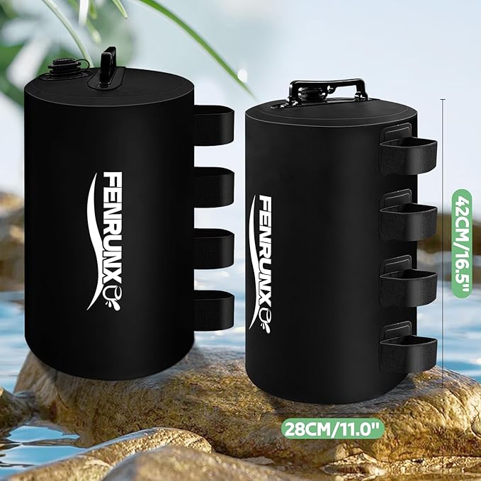 Canopy Water Weight Bag,220 LBS Heavy Duty Tent Weights Set of 4 Leg Weights for Pop Up Canopy,Tent,Gazebo,Carport,Black
