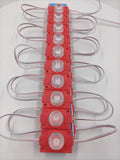 RED 12V LED Module with Lens 2.0W for Light Box with Tape Adhesive Back (20pcs Pack)