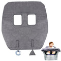 Baby Shopping Cart Cover, Polyester Foldable High Chair Cover, Infant Grocery Cart Cushion Liner with Storage Pouch for Infant, Toddler Shopping